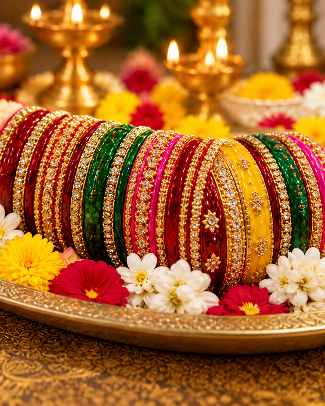 Colourful bangles